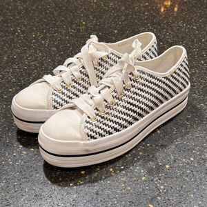 Keds for Kate Spade New York Triple Up Multi Woven Sneaker. Size 9.5.